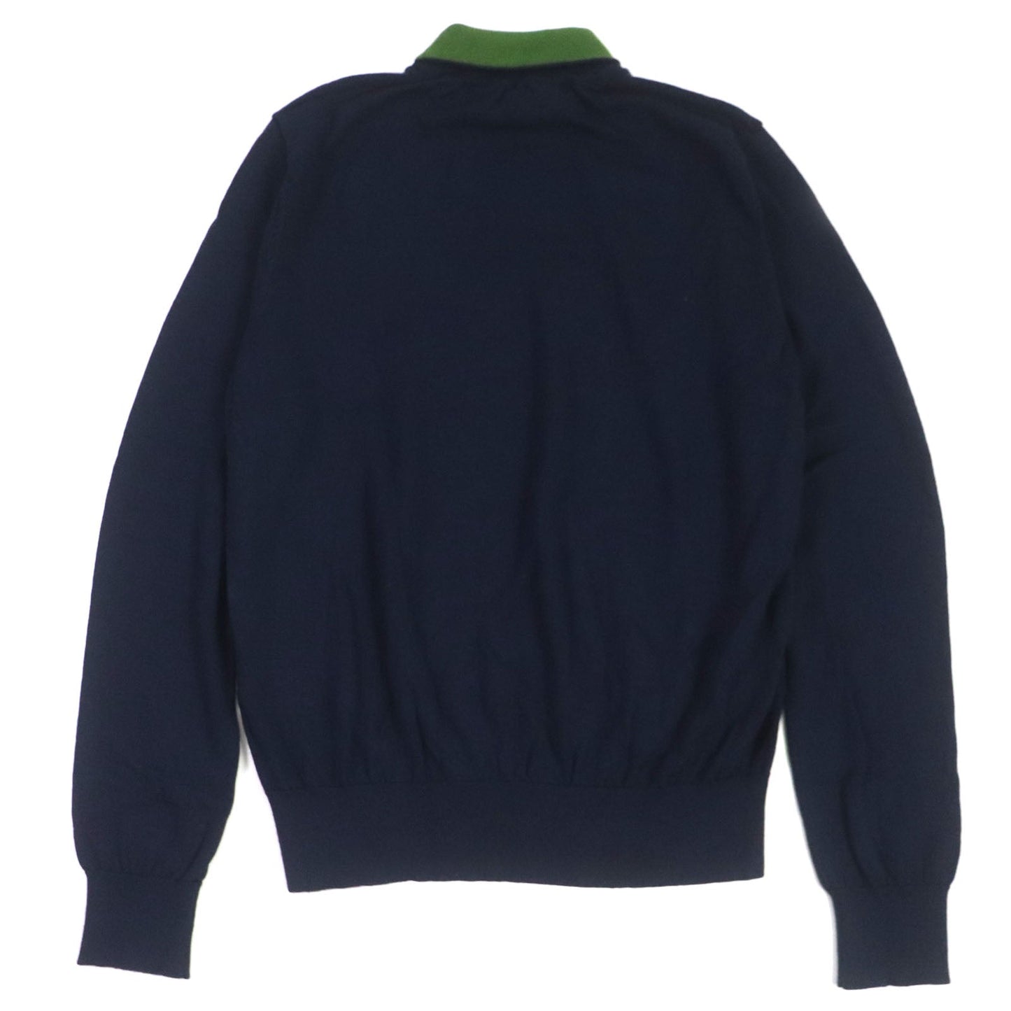 BOTTEGAVENETA knit 725774 Main: 100% wool Navy green mens L