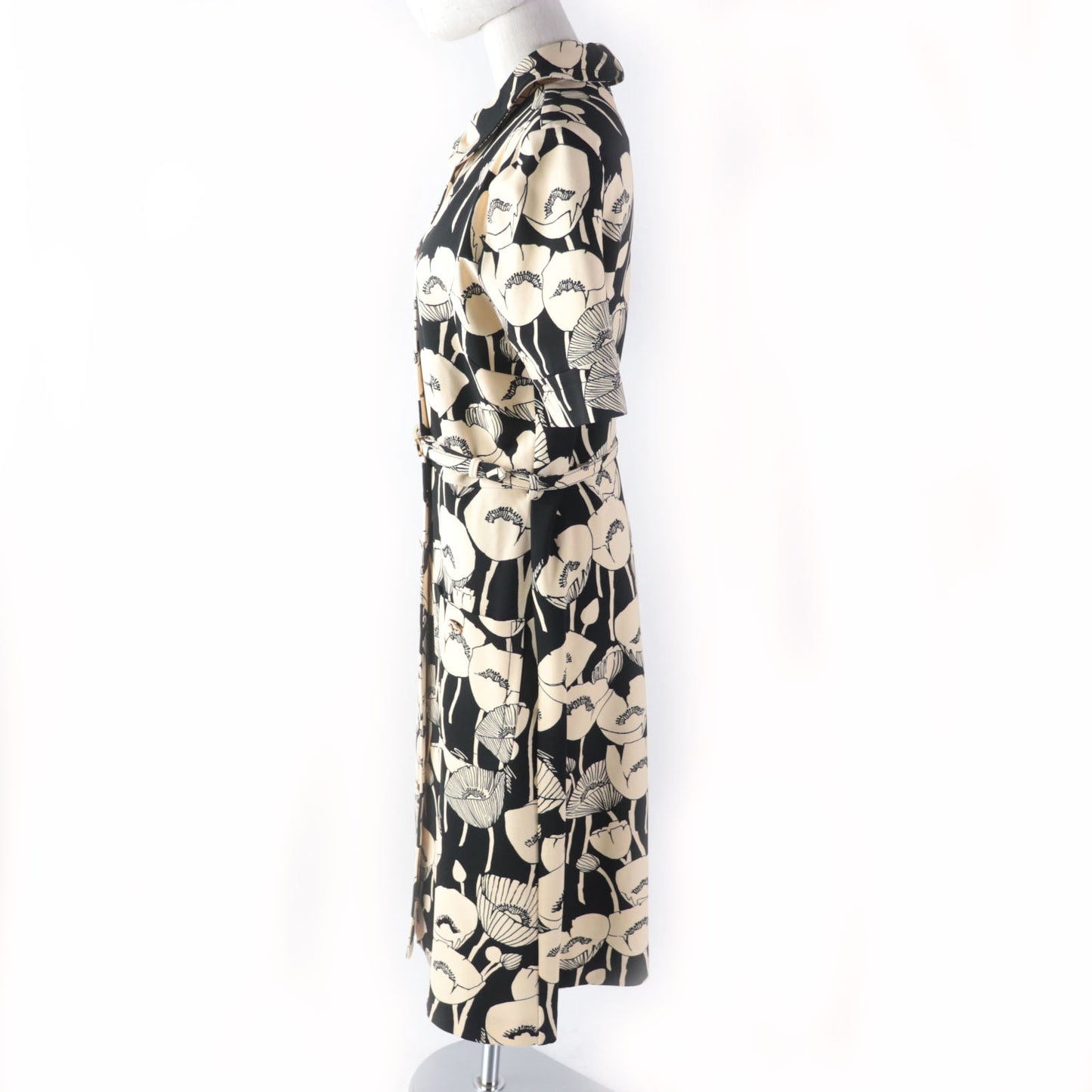 GUCCI one piece 653181 Main: 93% rayon, Main: 7% polyurethane Black beige Women M