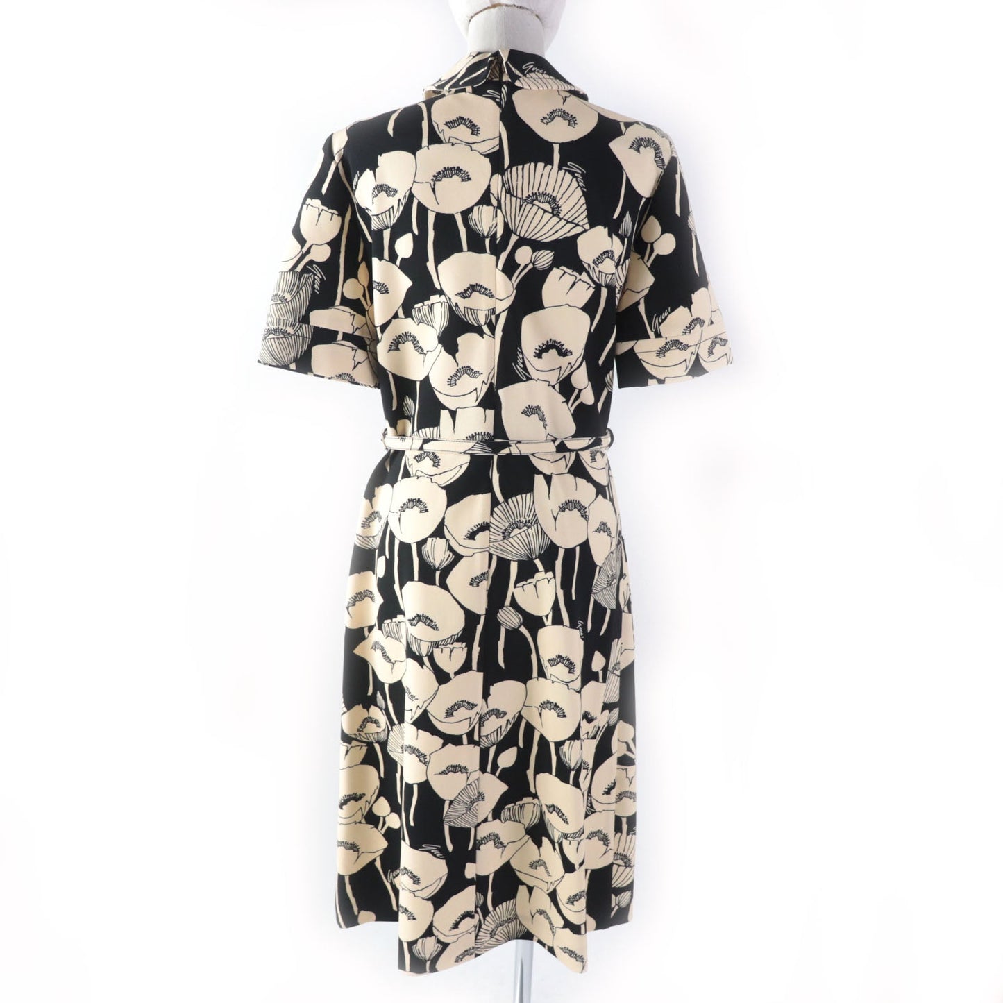 GUCCI one piece 653181 Main: 93% rayon, Main: 7% polyurethane Black beige Women M