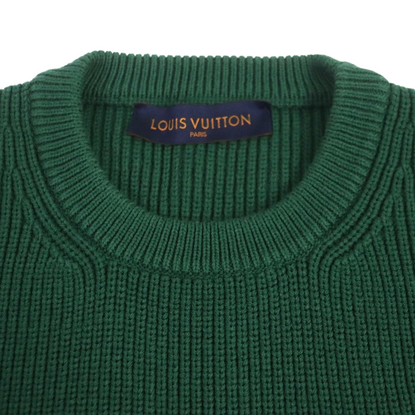 LOUIS VUITTON knit Main: 51% cotton, Main: 49% polyester Multi rasta color jamaica mens L