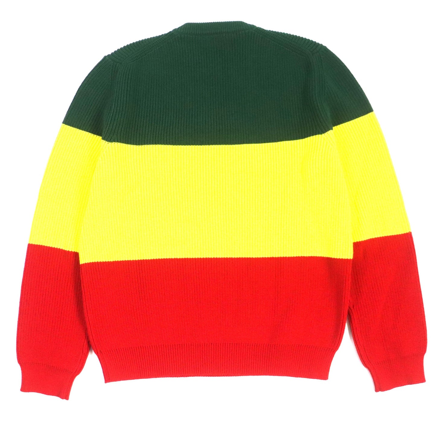 LOUIS VUITTON knit Main: 51% cotton, Main: 49% polyester Multi rasta color jamaica mens L