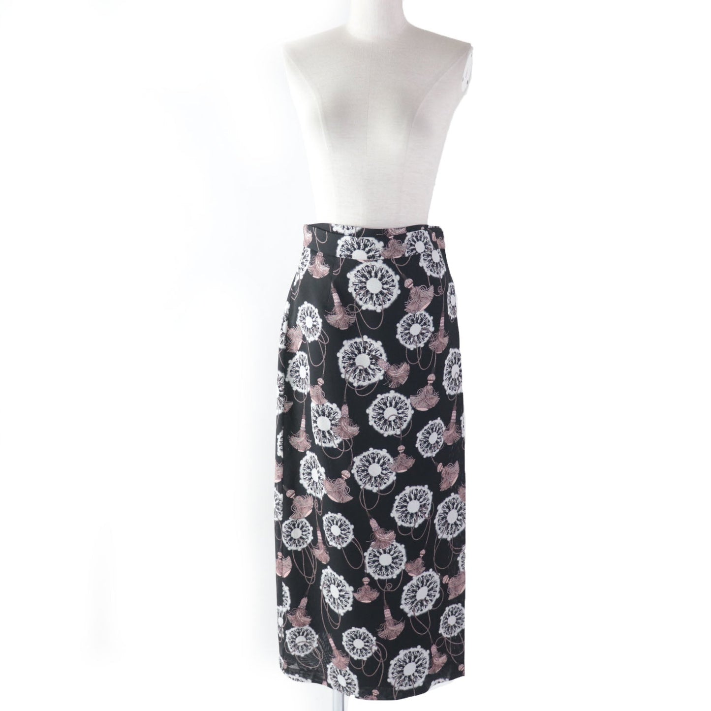 HERMES Wrap skirt 2E0312D2 Main: 100% silk, Lining: 100% silk multicolor liquetis Aquarelle Women 36