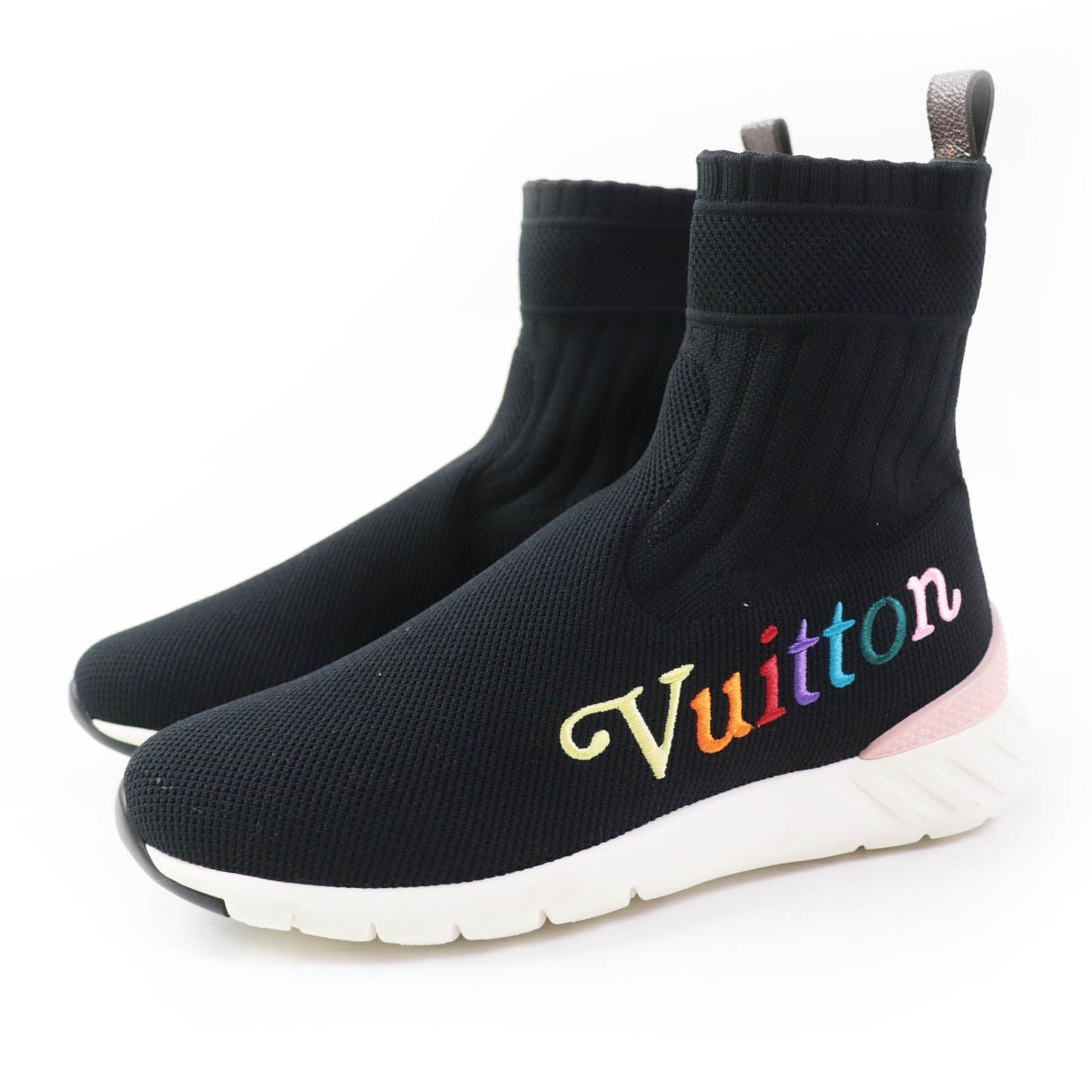 LOUIS VUITTON sneakers canvas black multi After game line Women 35