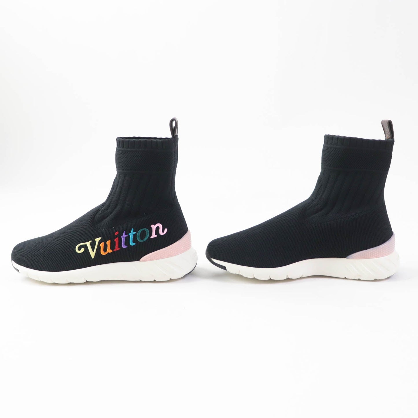 LOUIS VUITTON sneakers canvas black multi After game line Women 35