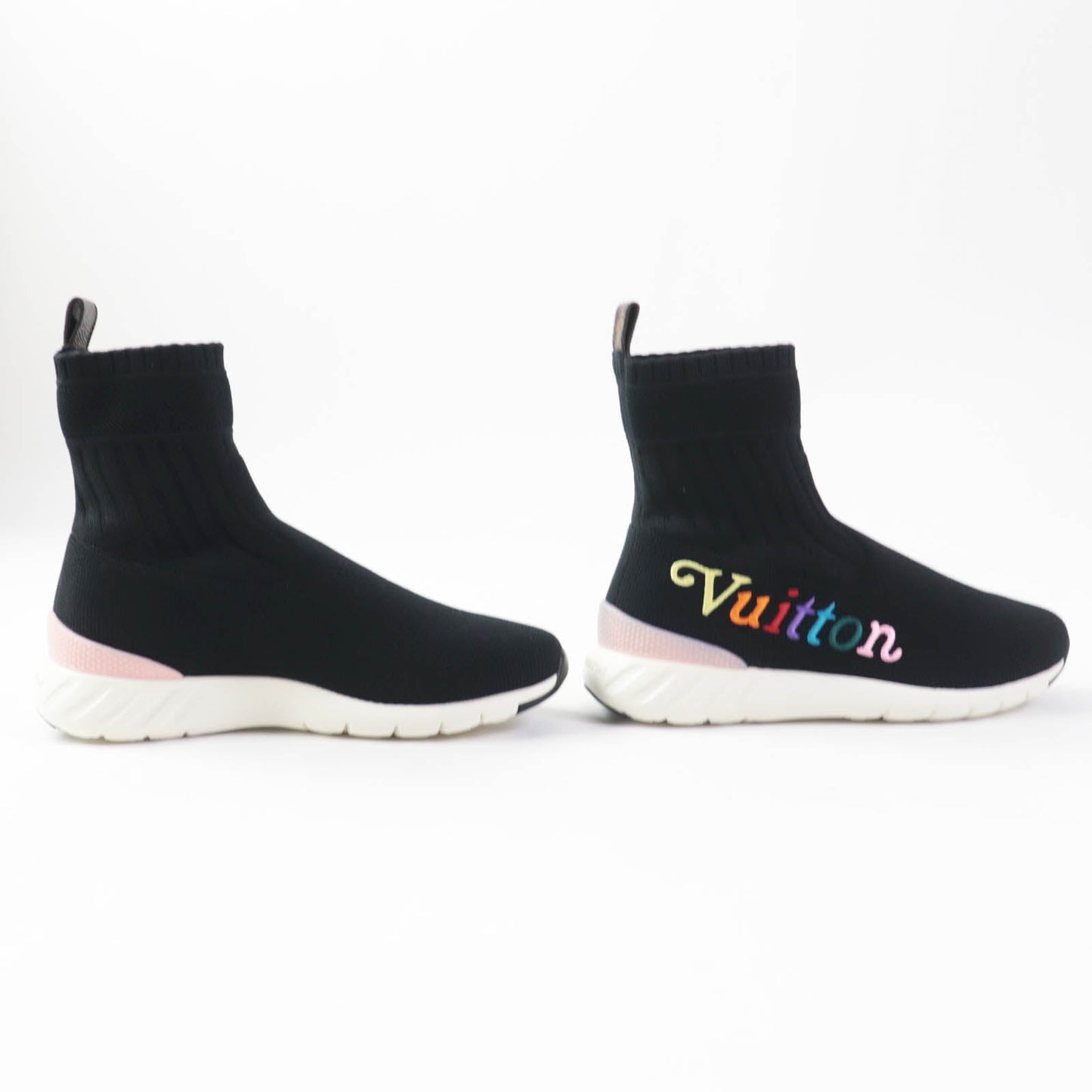 LOUIS VUITTON sneakers canvas black multi After game line Women 35