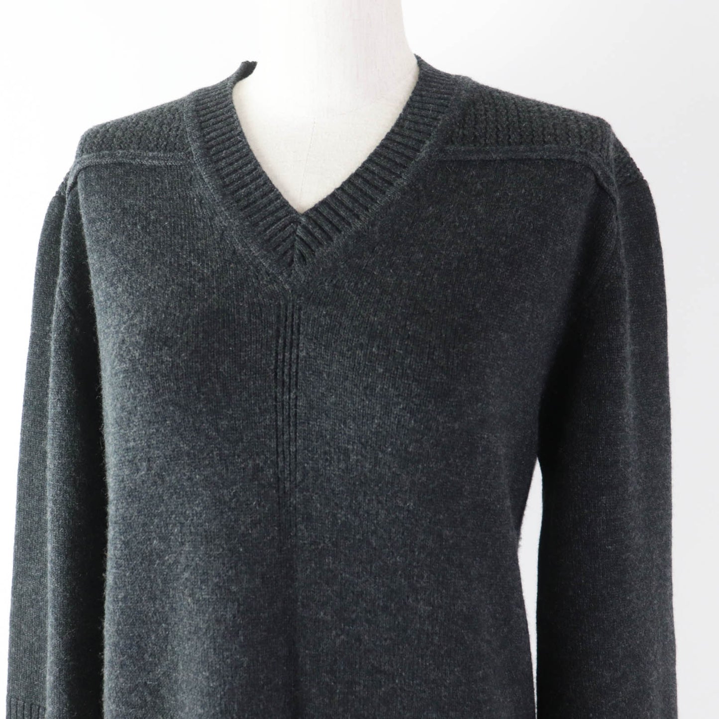 HERMES one piece Outer material: 100% cashmere Dark gray Women 34