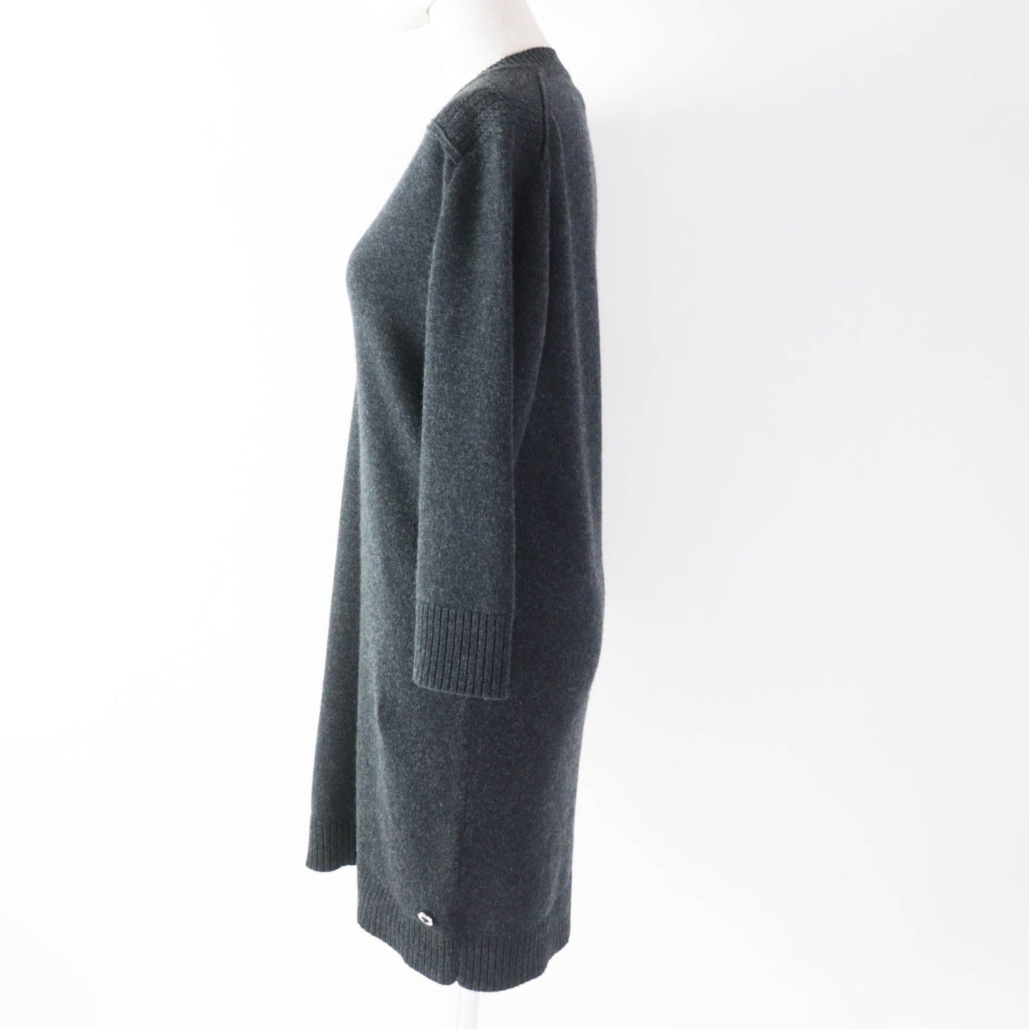 HERMES one piece Outer material: 100% cashmere Dark gray Women 34