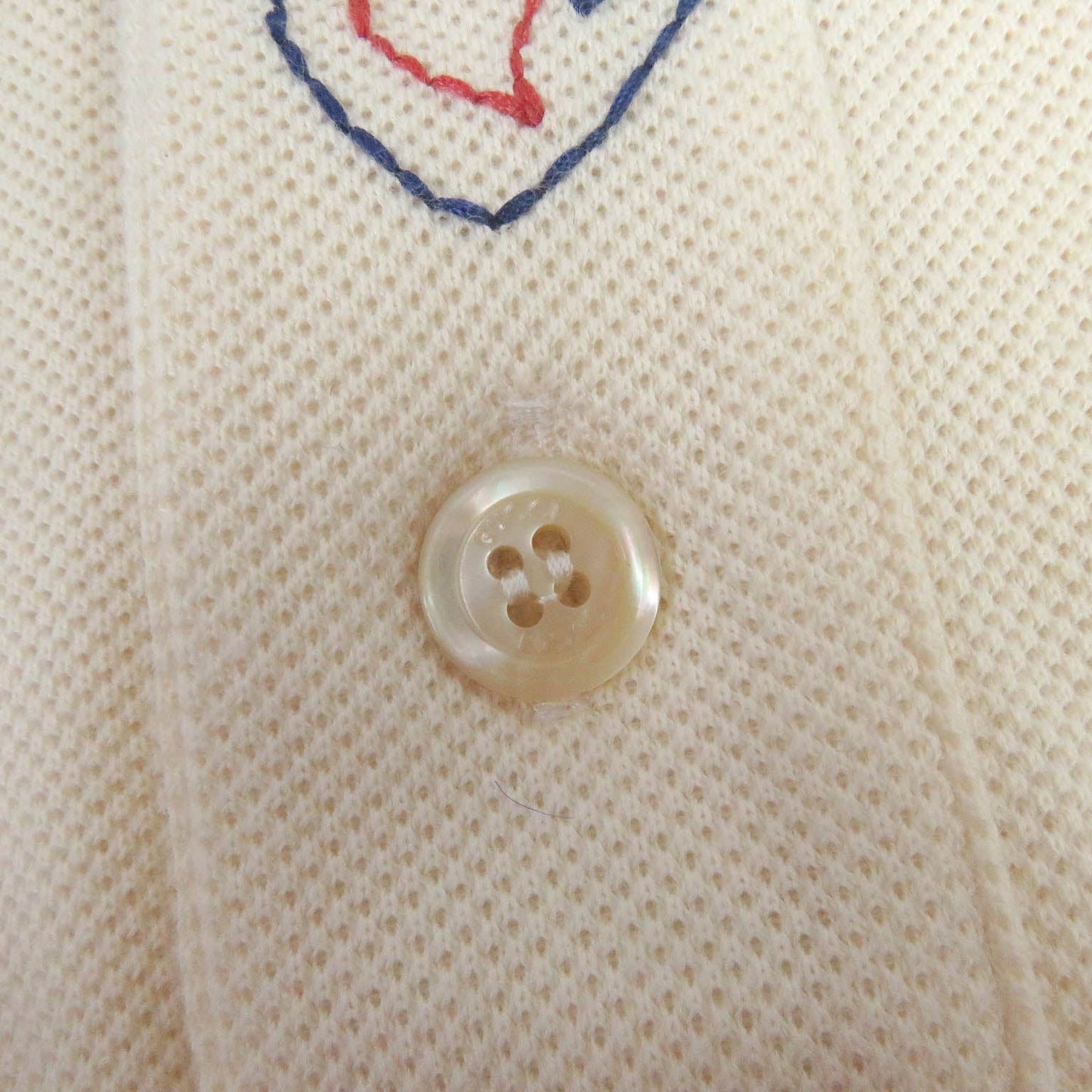 GUCCI Short sleeve polo shirt 625320 Main: 97% cotton, Main: 3% polyurethane, Part: 100% cotton, Part: 100% polyester light beige mens XS
