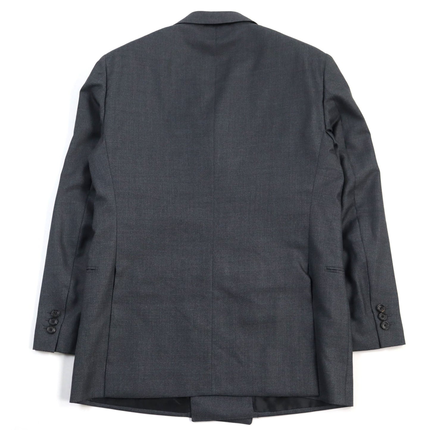 LOUIS VUITTON suit HGCF7W Outer: 78% wool, Outer: 22% silk, Lining: 58% cupra, Lining: 24% rayon, Lining: 18% polyester gray mens 50