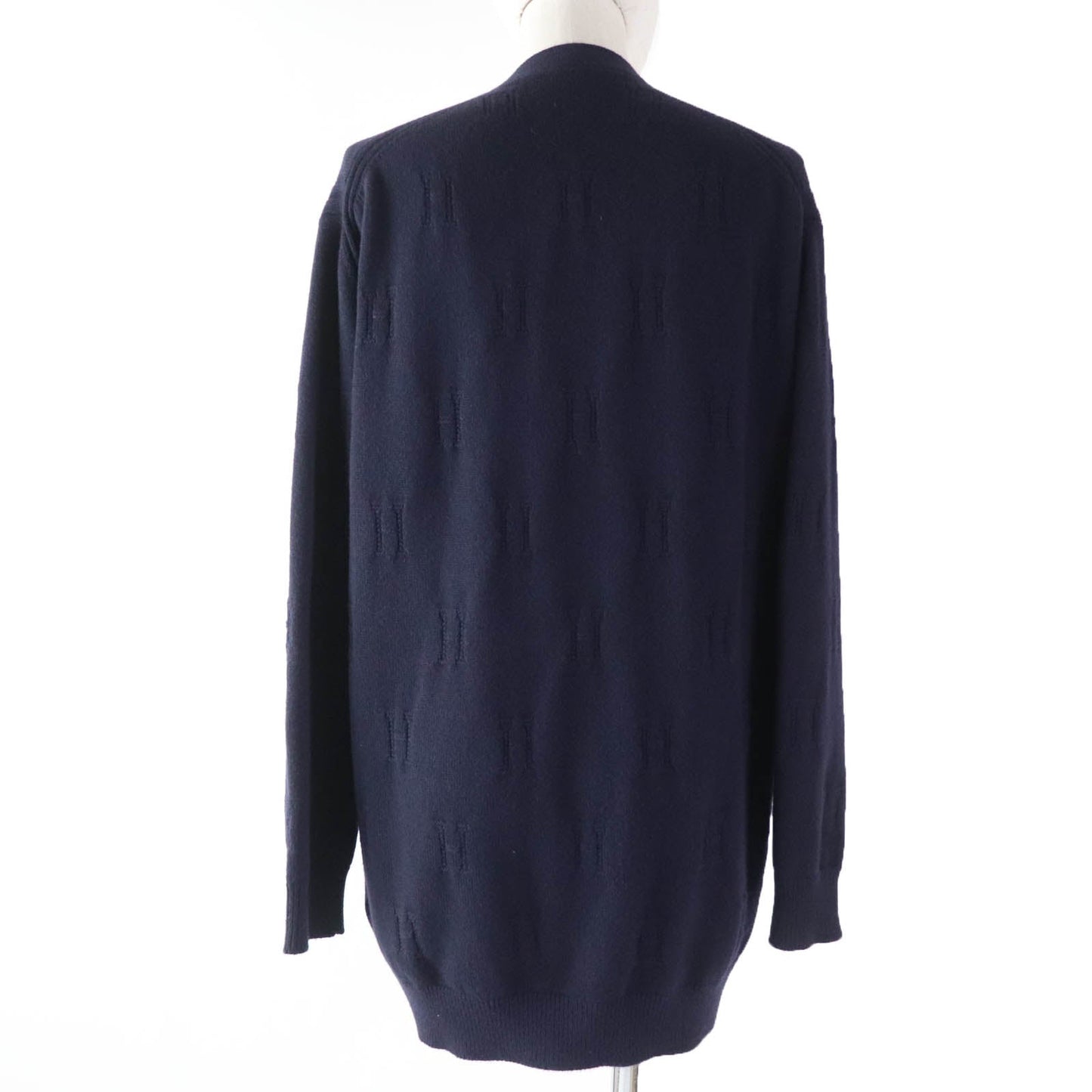 HERMES cardigan Main: 100% wool Navy Women 34