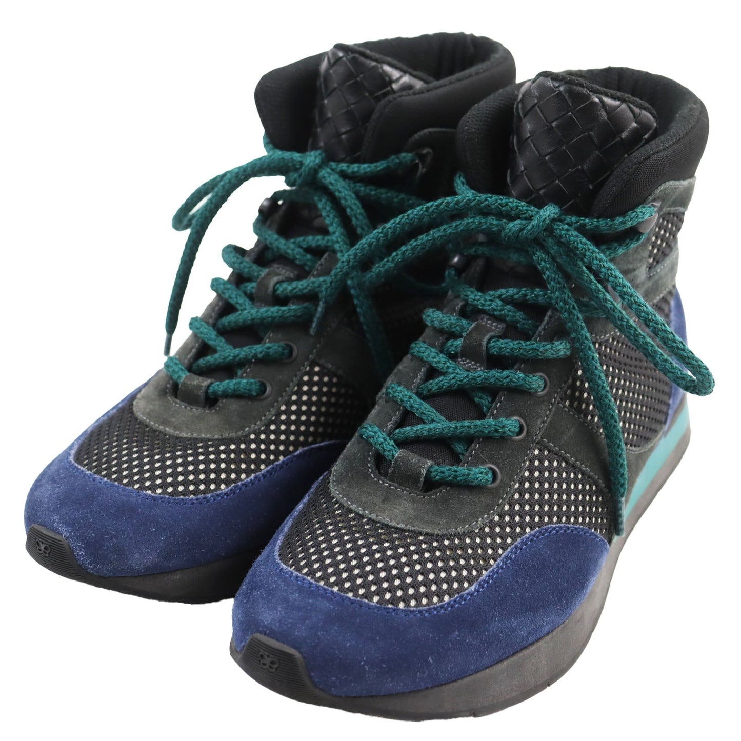 BOTTEGAVENETA High cut sneakers Main: suede leather, part: leather multicolor mens 41