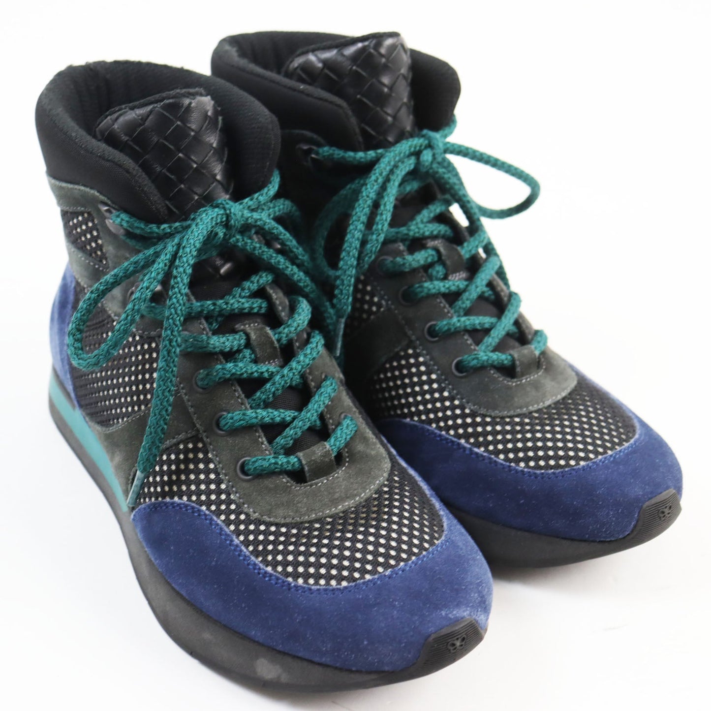 BOTTEGAVENETA High cut sneakers Main: suede leather, part: leather multicolor mens 41
