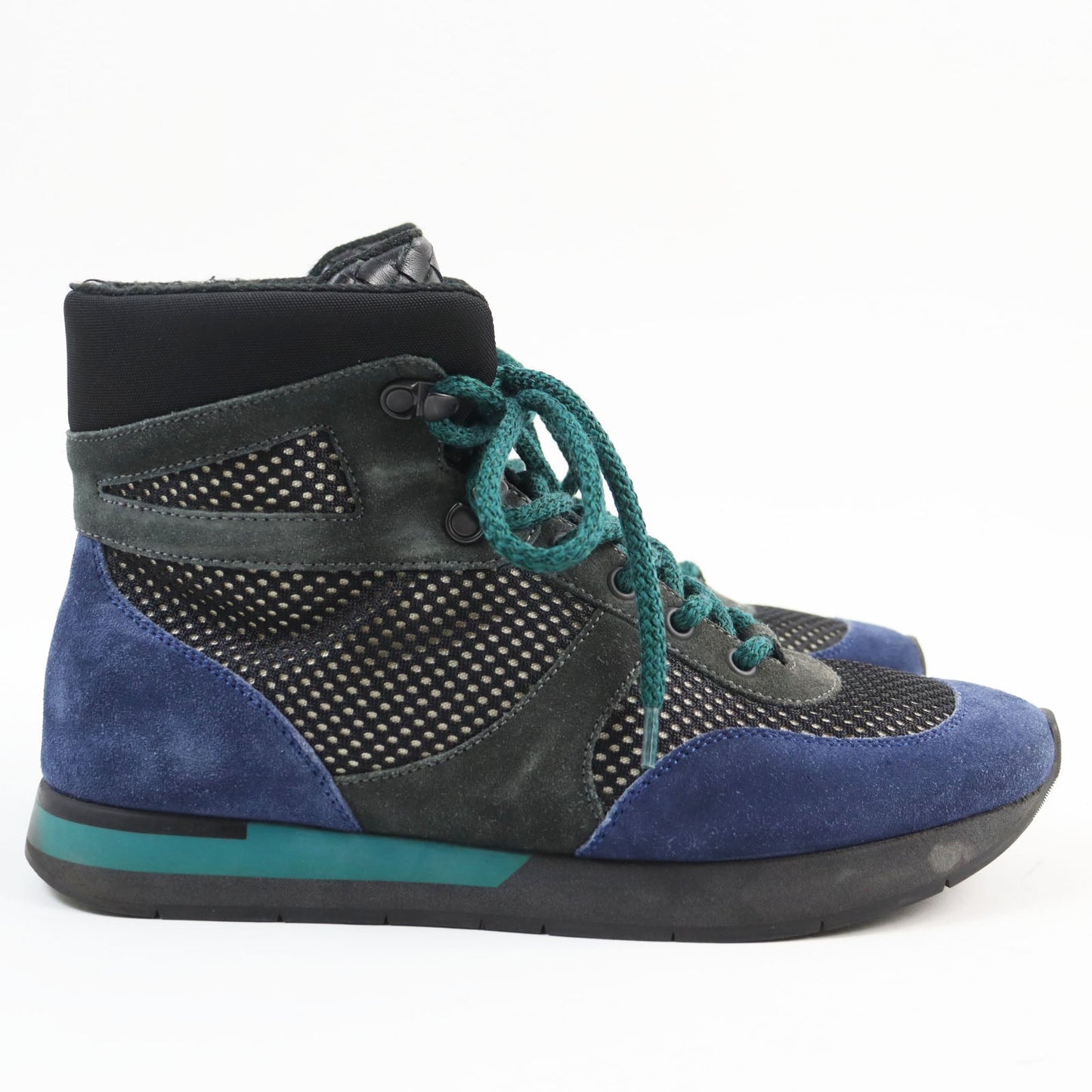 BOTTEGAVENETA High cut sneakers Main: suede leather, part: leather multicolor mens 41