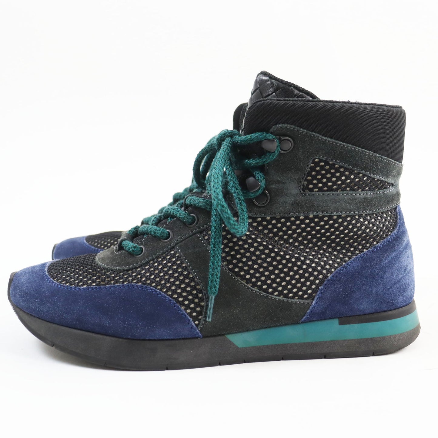 BOTTEGAVENETA High cut sneakers Main: suede leather, part: leather multicolor mens 41