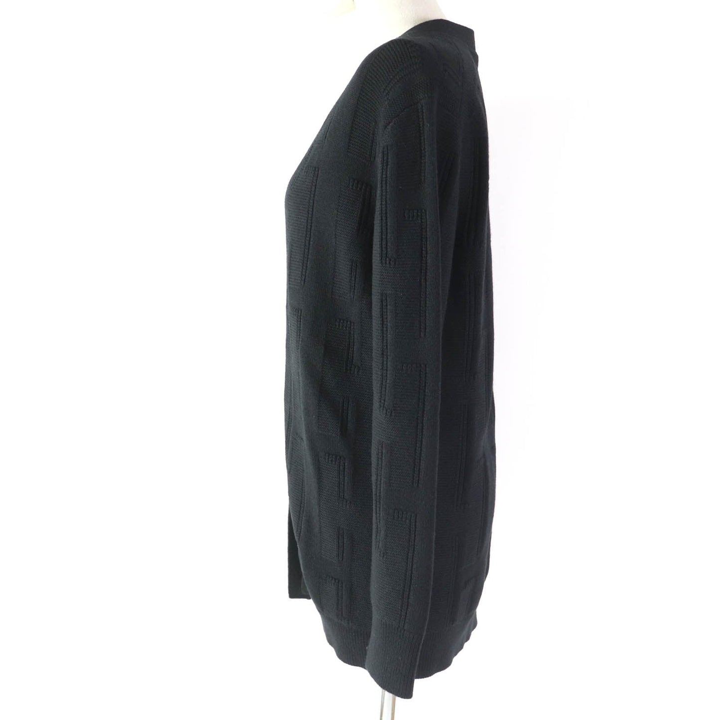 HERMES cardigan Main: 100% wool black Women 34