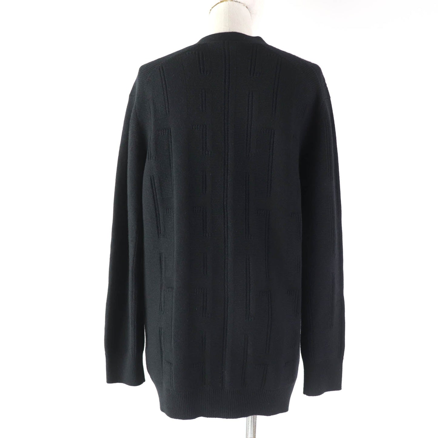 HERMES cardigan Main: 100% wool black Women 34