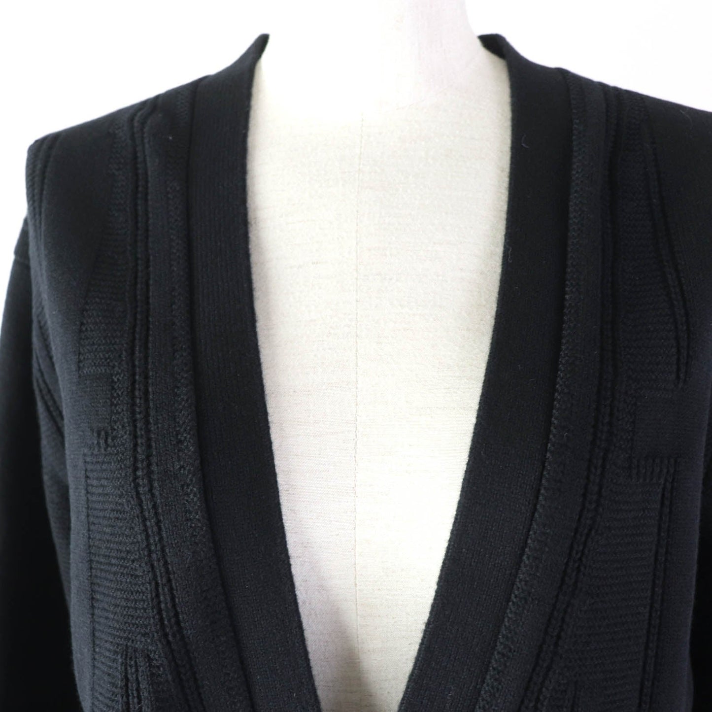 HERMES cardigan Main: 100% wool black Women 34