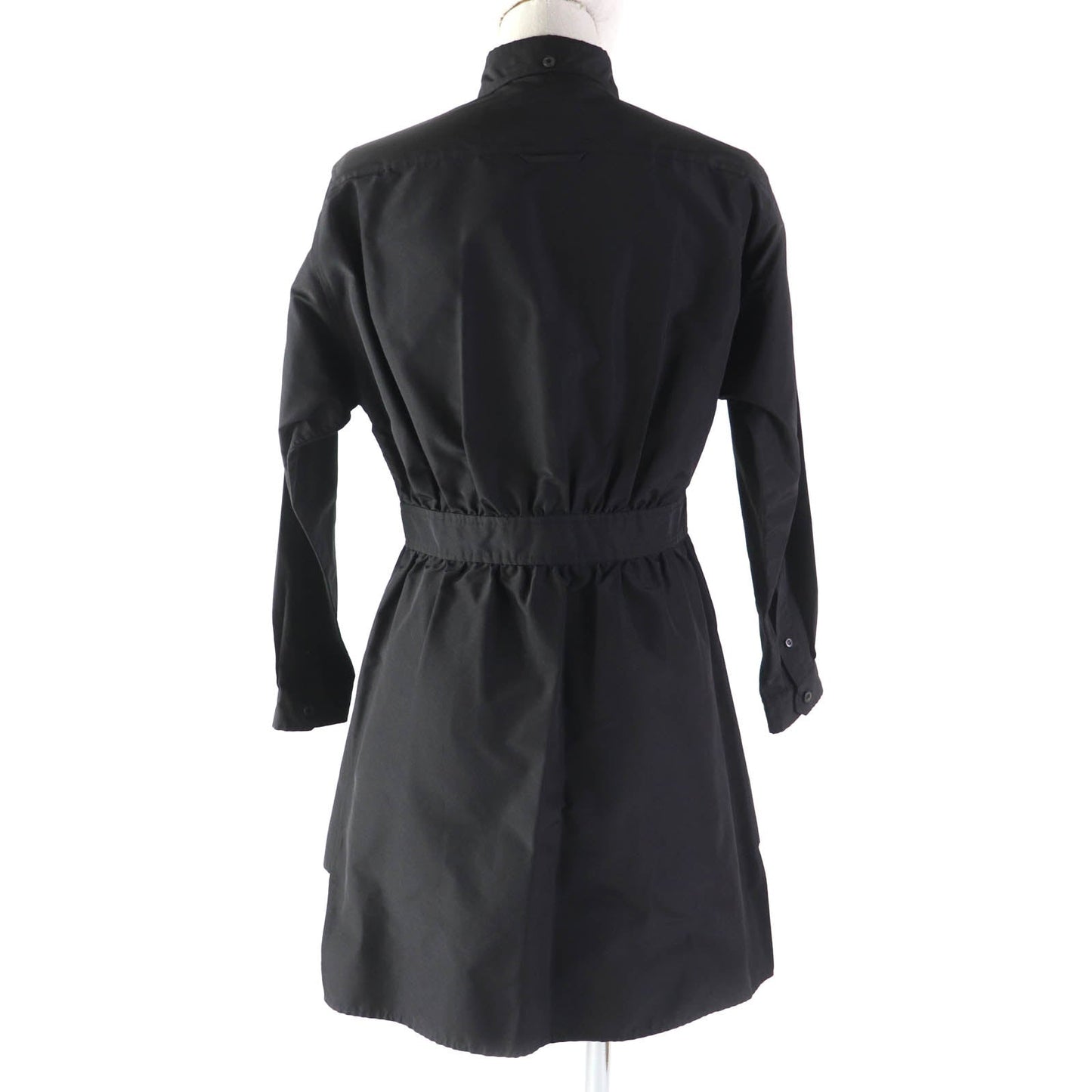 PRADA Long sleeve shirt APD1 Main: 100% silk black Women 38S
