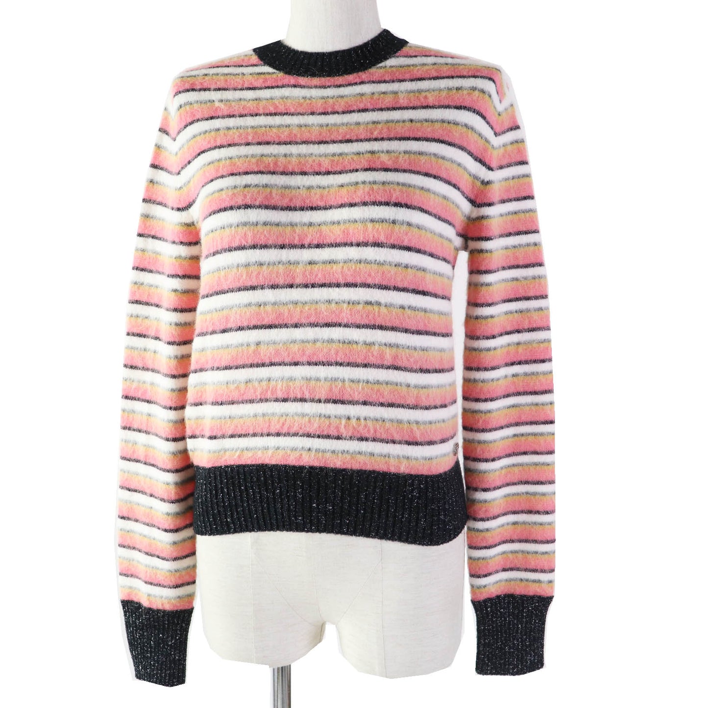 CHANEL knit 22A P72906 alpaca Pink type MÃÂ©tiers d'art collection 34