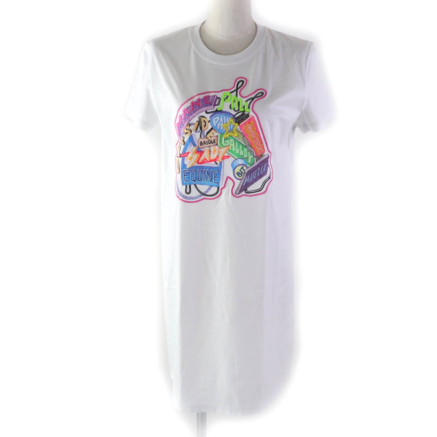 HERMES one piece Main: 100% cotton, Part: 100% cotton, Part: 100% polyester white Women 36