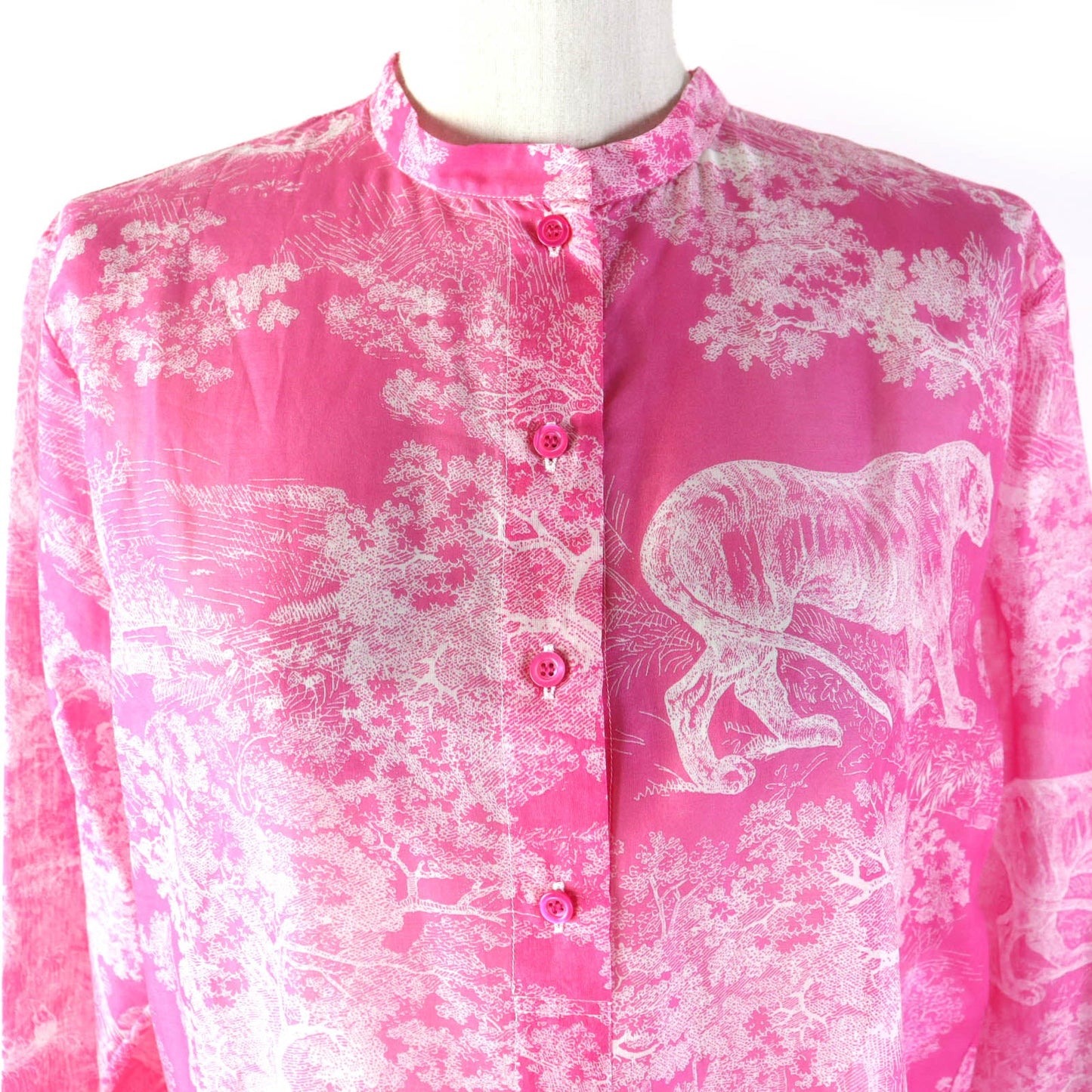 Christian Dior Long sleeve shirt 221B54A3846 Main: 100% cotton pink Women 40