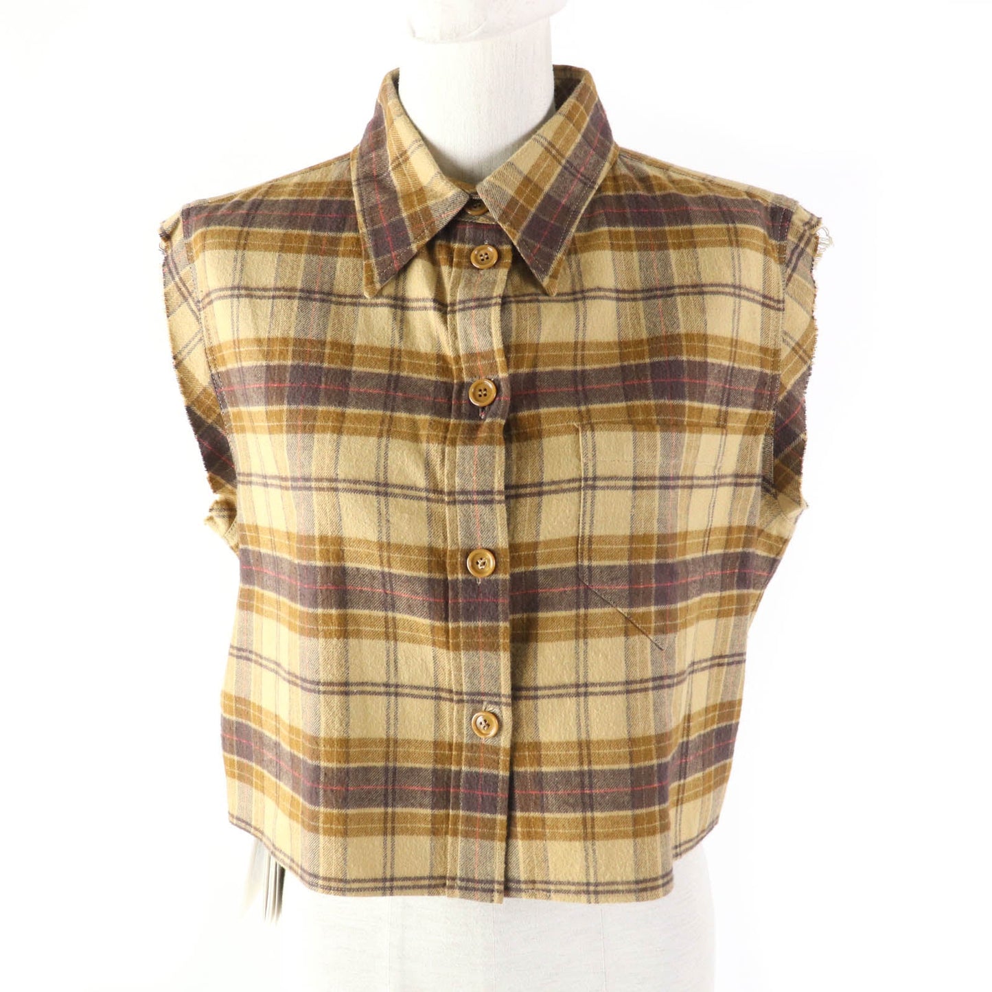 GUCCI Short sleeve shirt 641302 Main: 100% cotton Brown Women 40