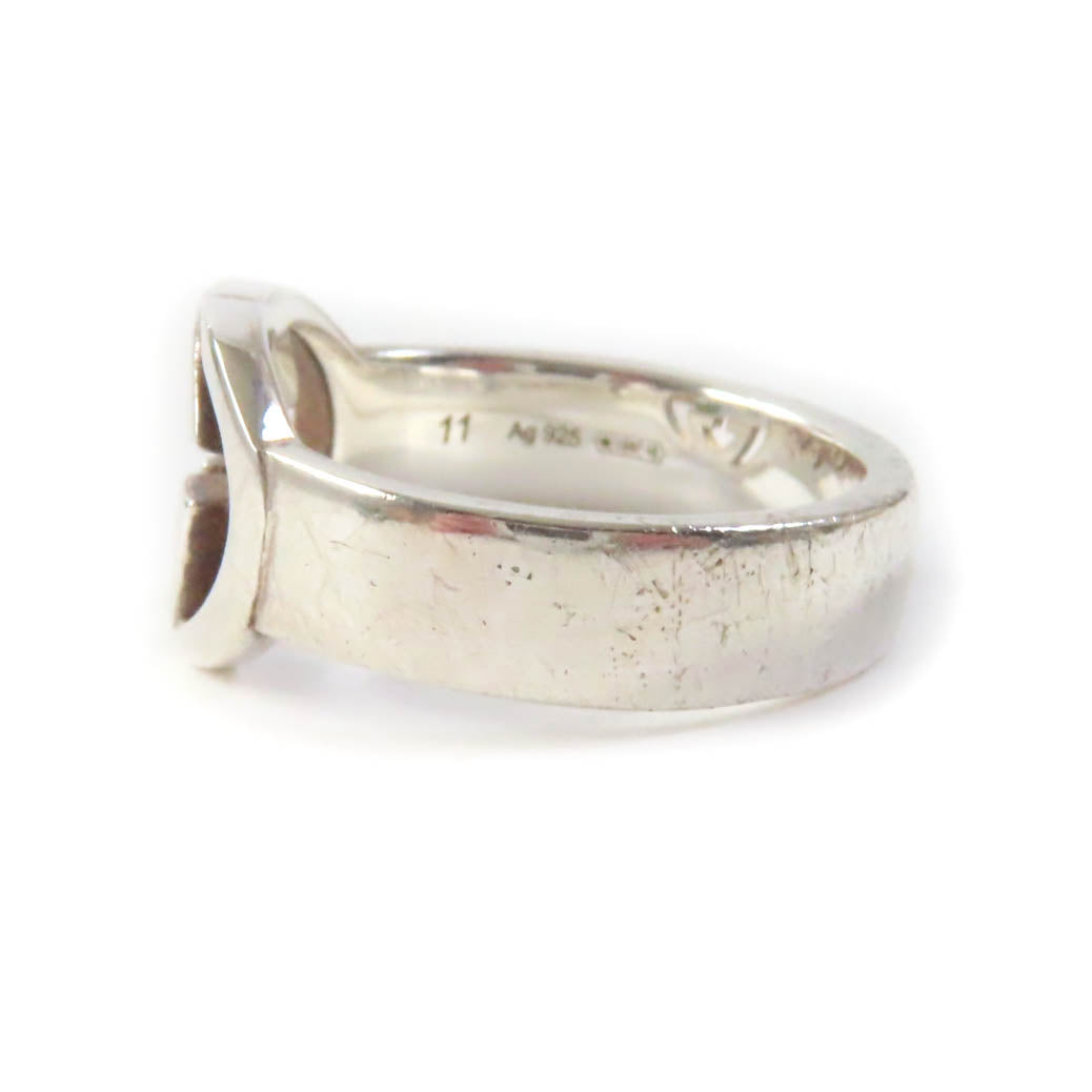 GUCCI Ring Mainï¿½FSV925 Silver Women 11