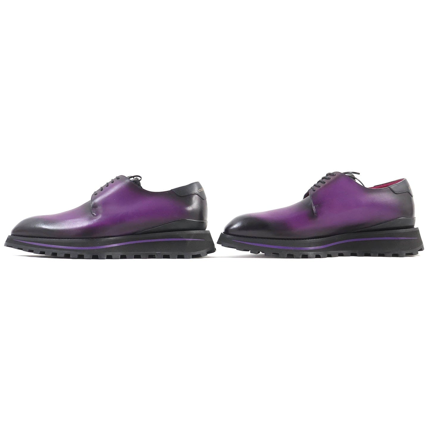 LOUIS VUITTON Leather shoes Main: Leather Purple type Gradient Kongur Line mens 6