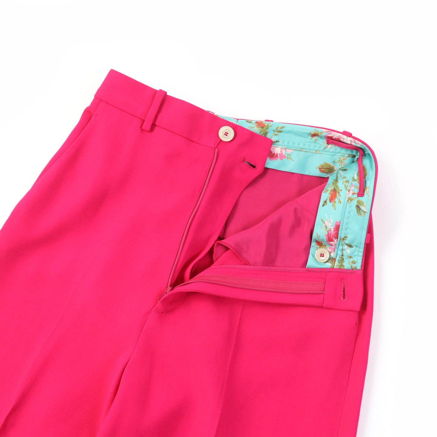 GUCCI Cropped pants 529540 Main: 97% rayon, Main: 3% polyurethane pink Women 38