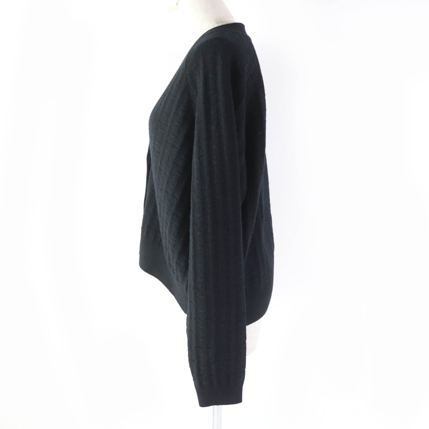 HERMES cardigan Main: 100% wool black Women 40