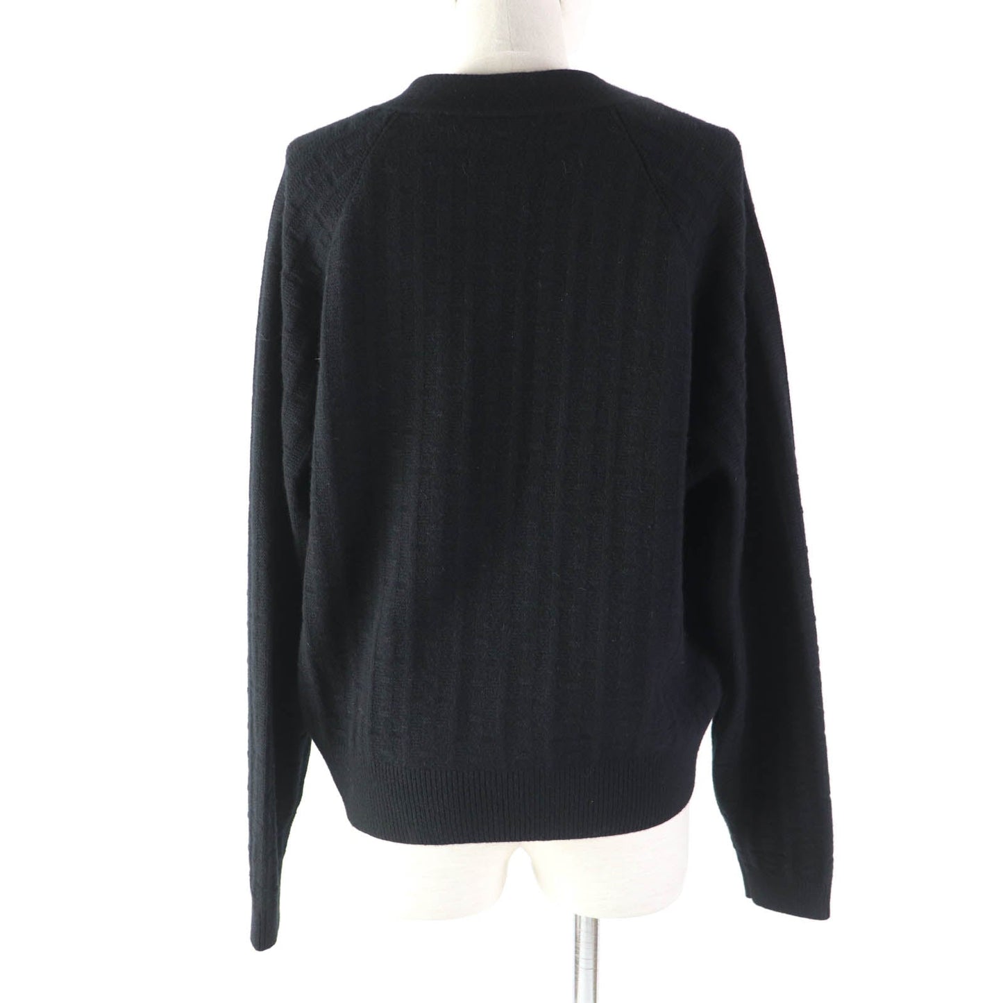 HERMES cardigan Main: 100% wool black Women 40