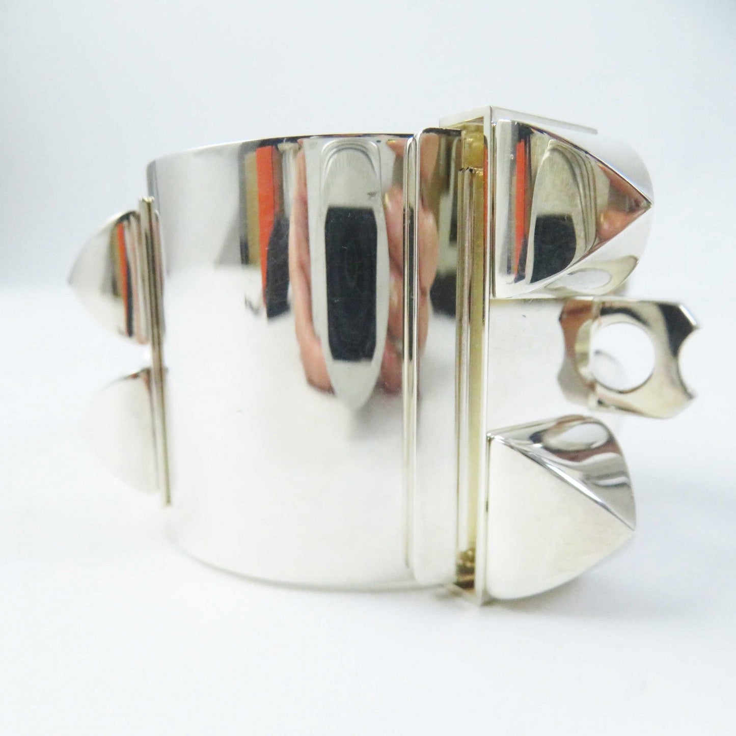 HERMES Bangle Main�FAG925 Silver Women