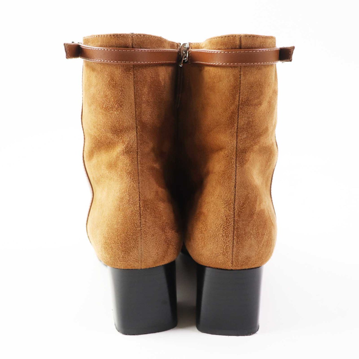 HERMES Ankle boots BL232082Z Main: suede, part: leather Brown Women 38