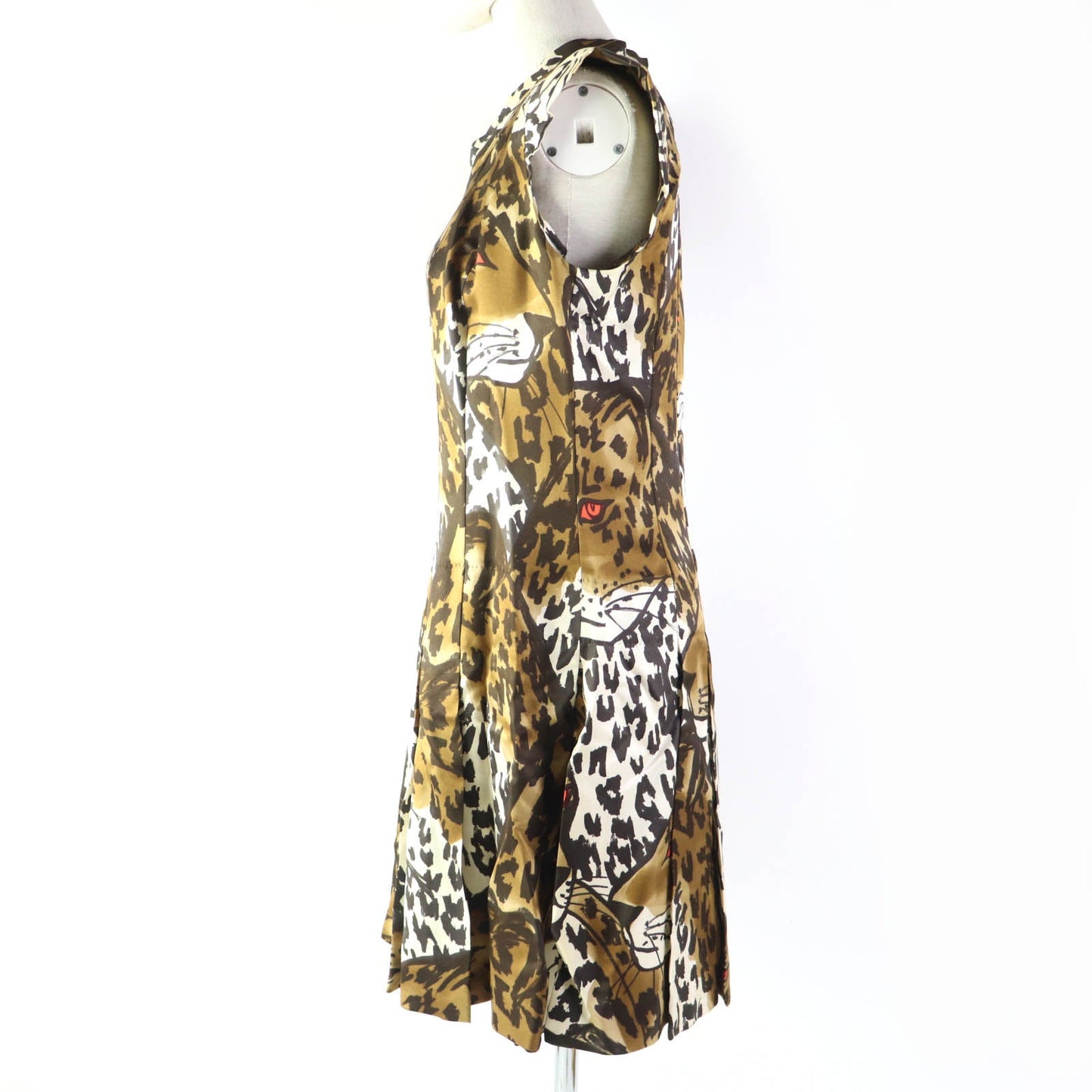 LOUIS VUITTON one piece Main: 100% silk Brown Women 40
