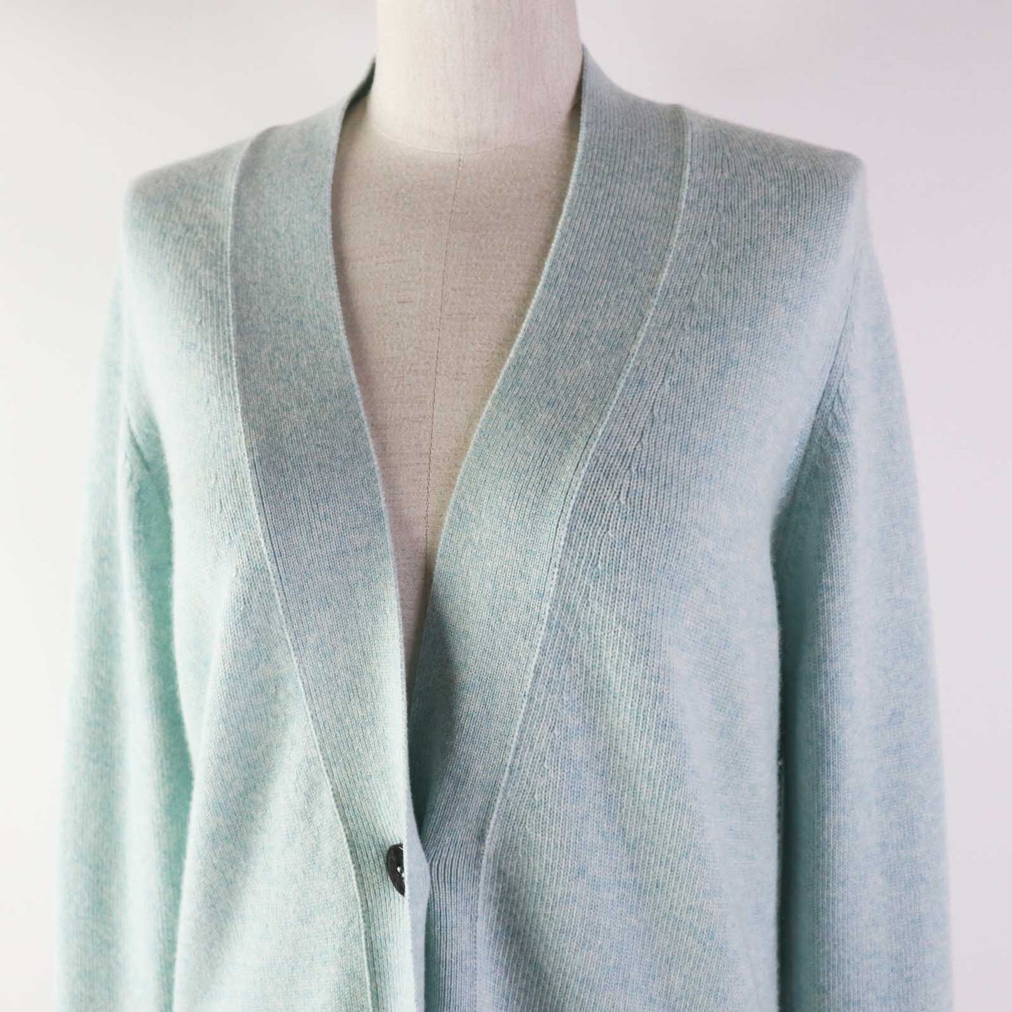 HERMES cardigan Main: 100% cashmere Light blue Women 34