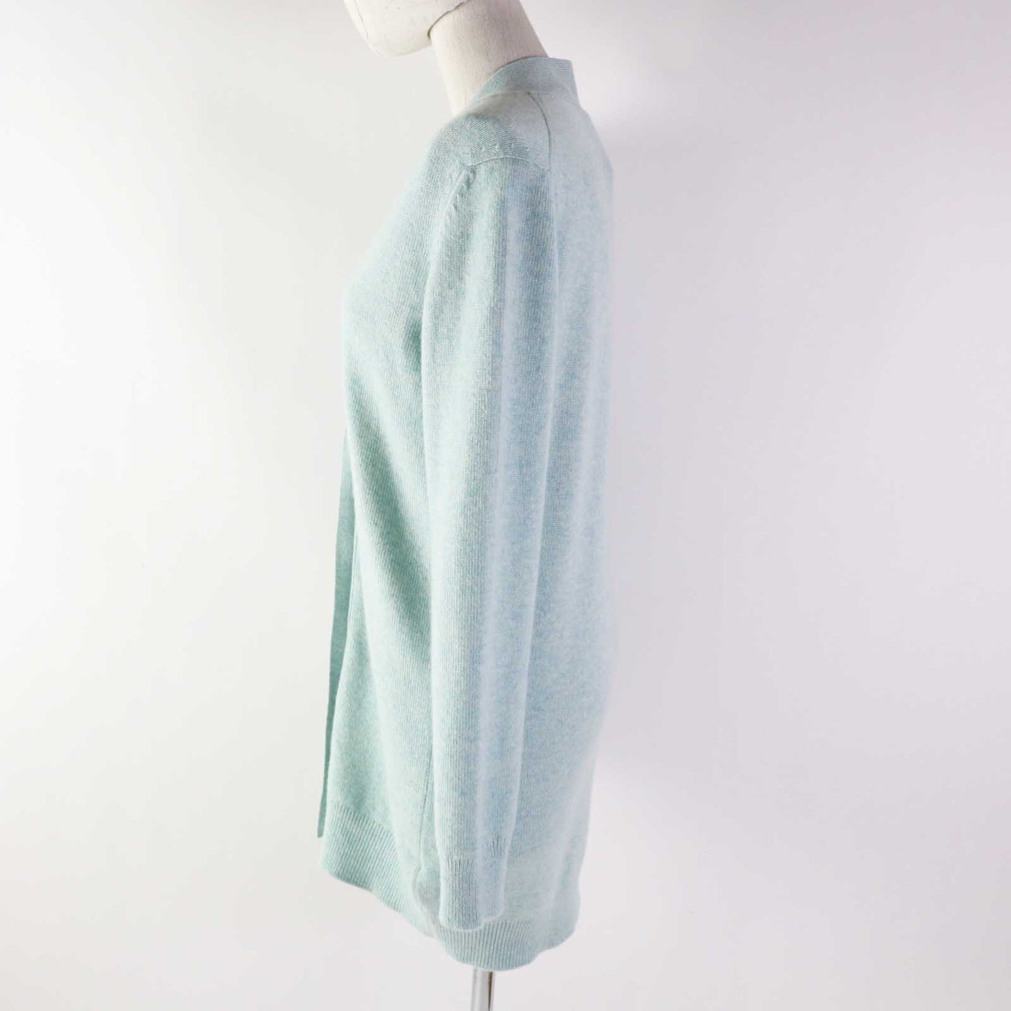HERMES cardigan Main: 100% cashmere Light blue Women 34