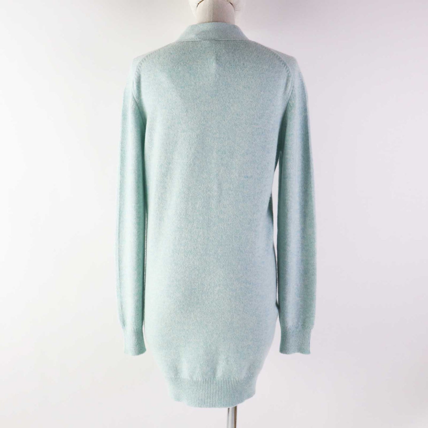 HERMES cardigan Main: 100% cashmere Light blue Women 34