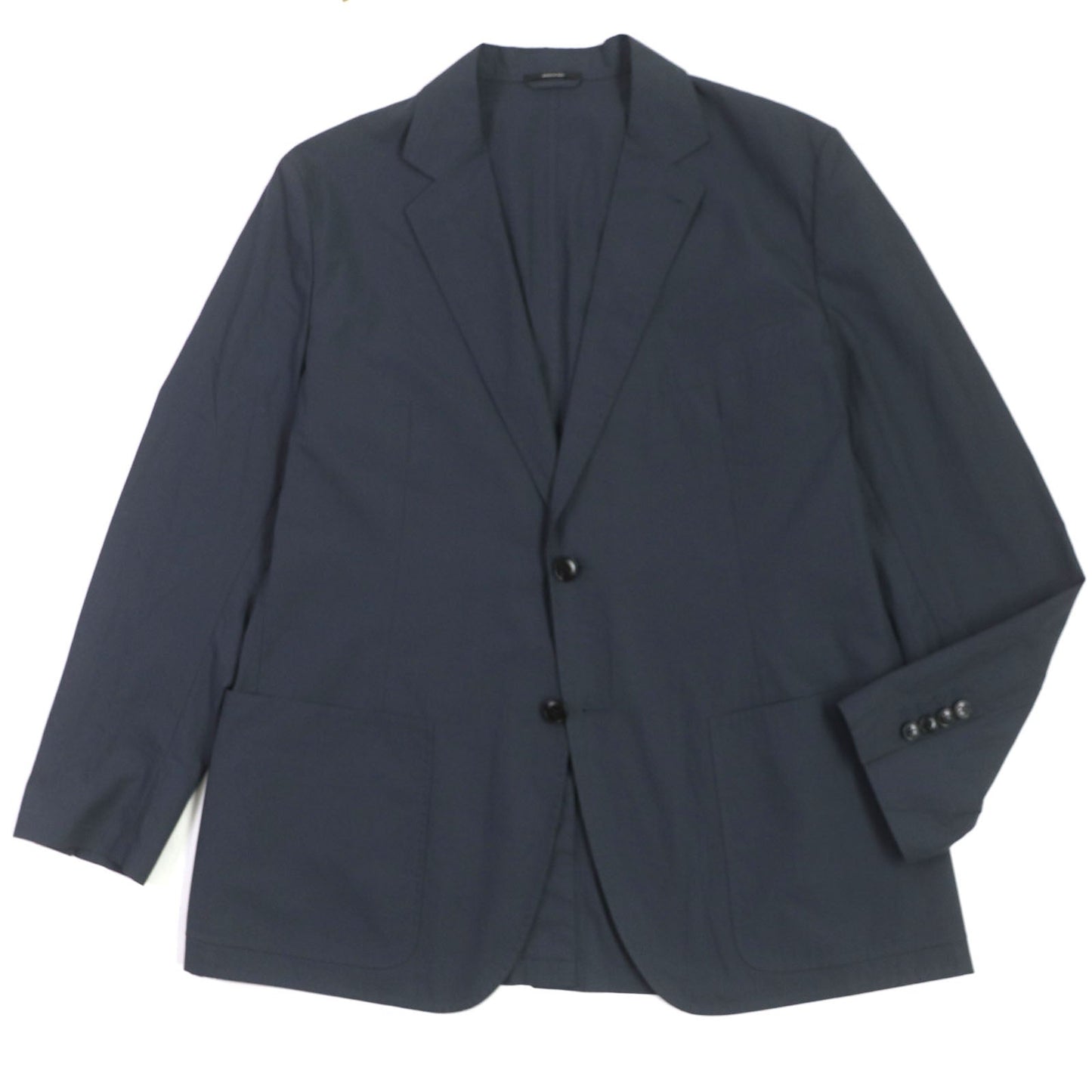 HERMES tailored jacket 21-5257 Main: 100% cotton Navy mens 56