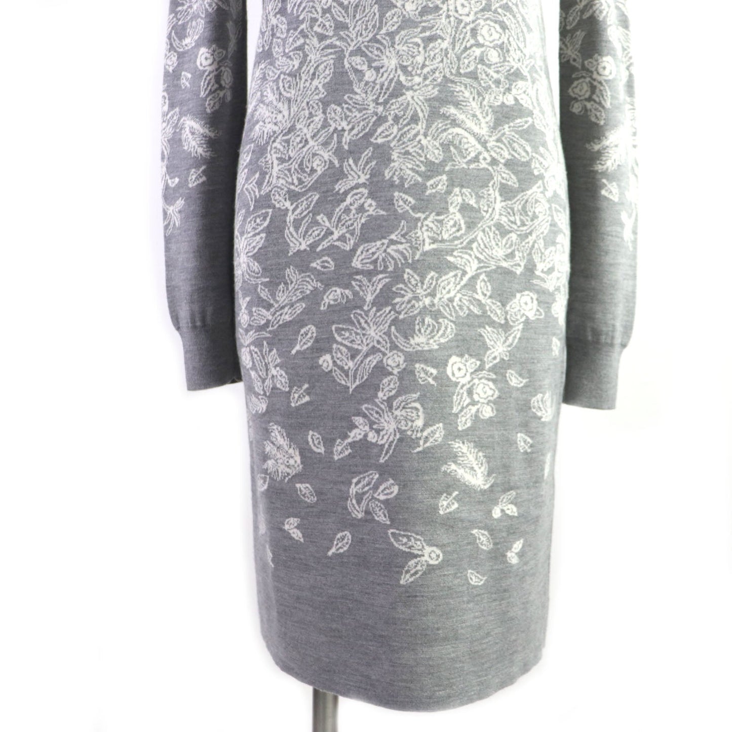 HERMES one piece Main: 46% cashmere, 46% silk, 8% nylon gray Jungle love Women 34