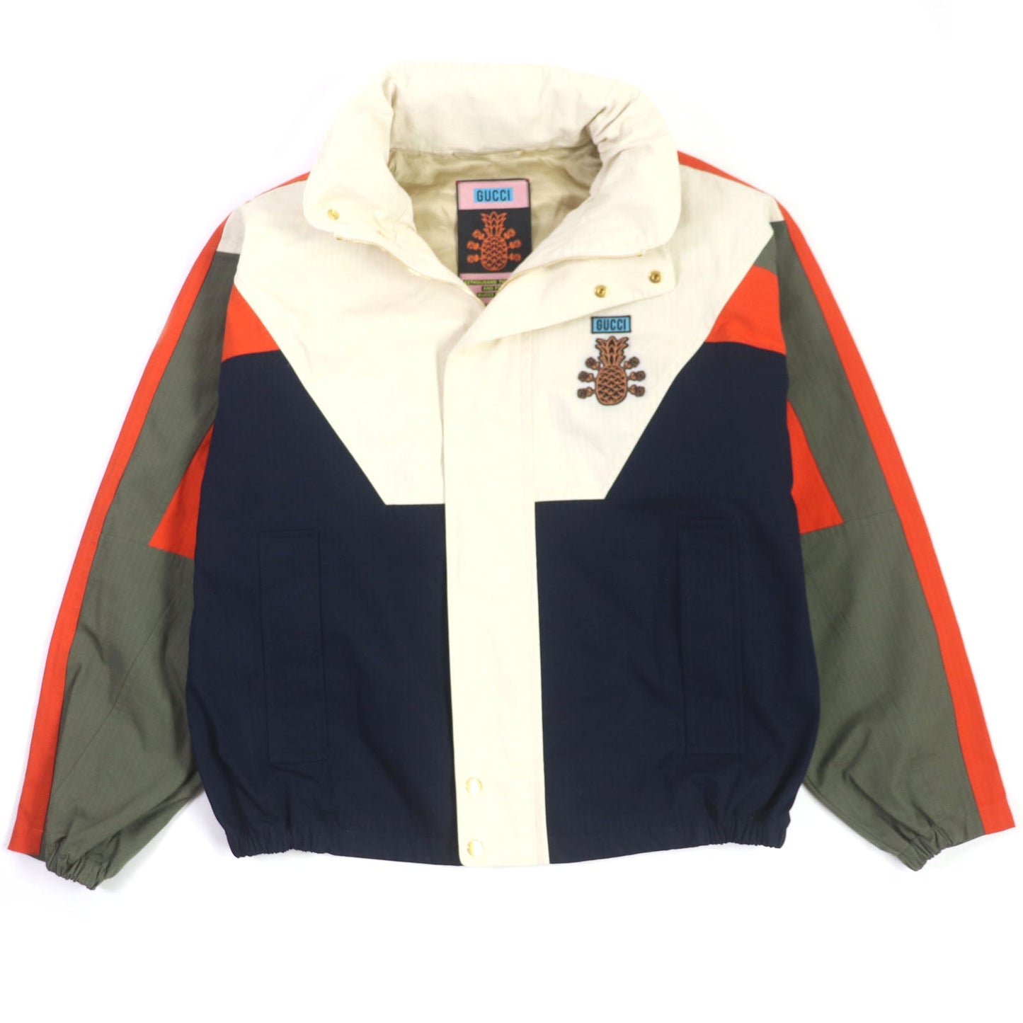 GUCCI Jacket 669142 Outer: 70% cotton, Outer: 30% nylon, Lining: 100% rayon, Applique: 100% polyester Multi mens 48