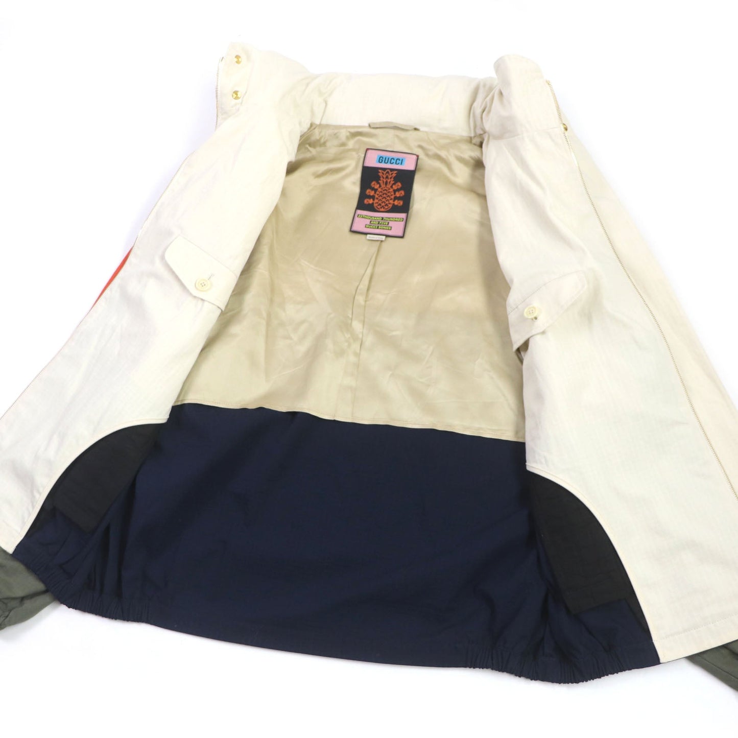GUCCI Jacket 669142 Outer: 70% cotton, Outer: 30% nylon, Lining: 100% rayon, Applique: 100% polyester Multi mens 48