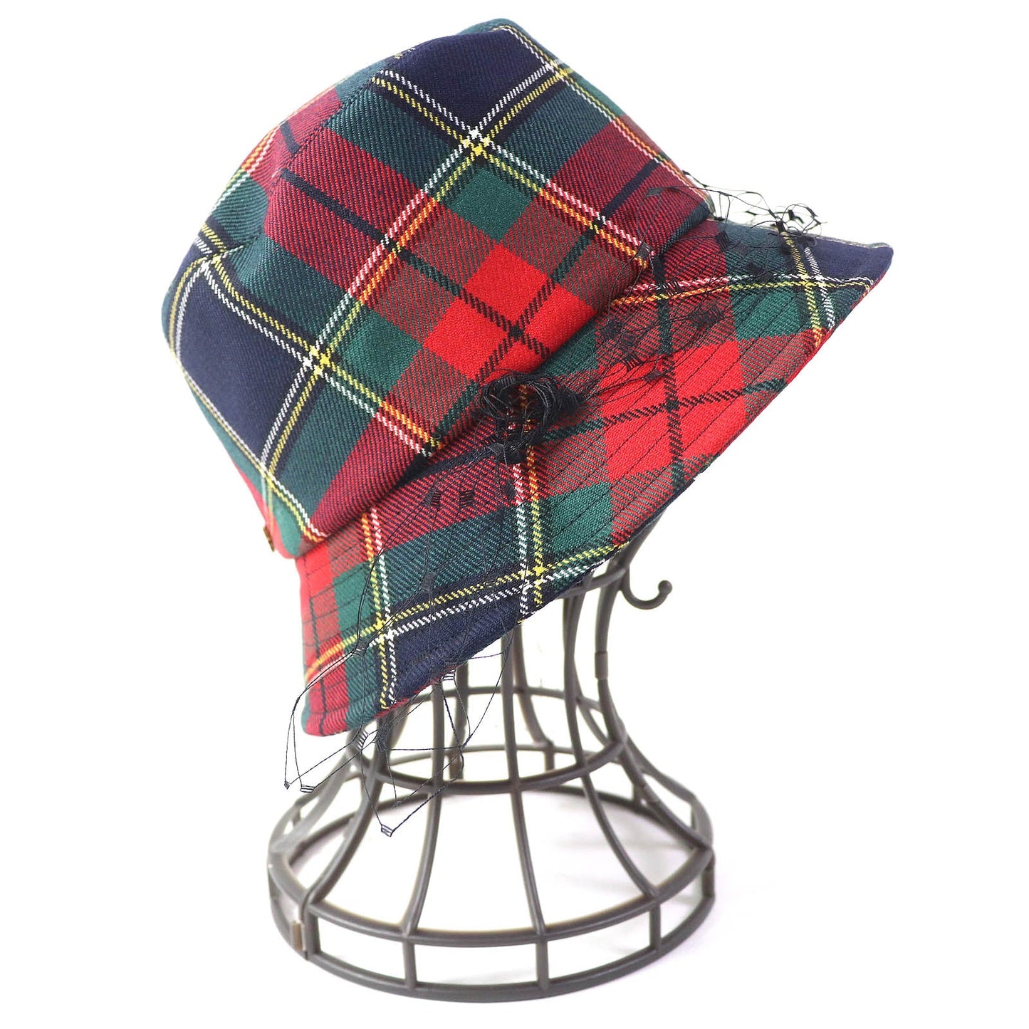 Christian Dior hat 95TDD923G107 Outer: 100% wool, Lining: 100% cotton, Trim: 100% nylon Red navy green Women 58