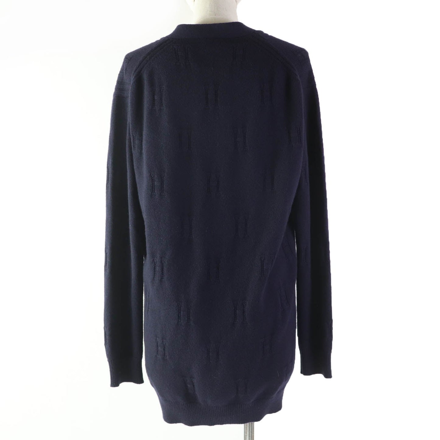 HERMES cardigan Main: 100% wool Navy Women 34