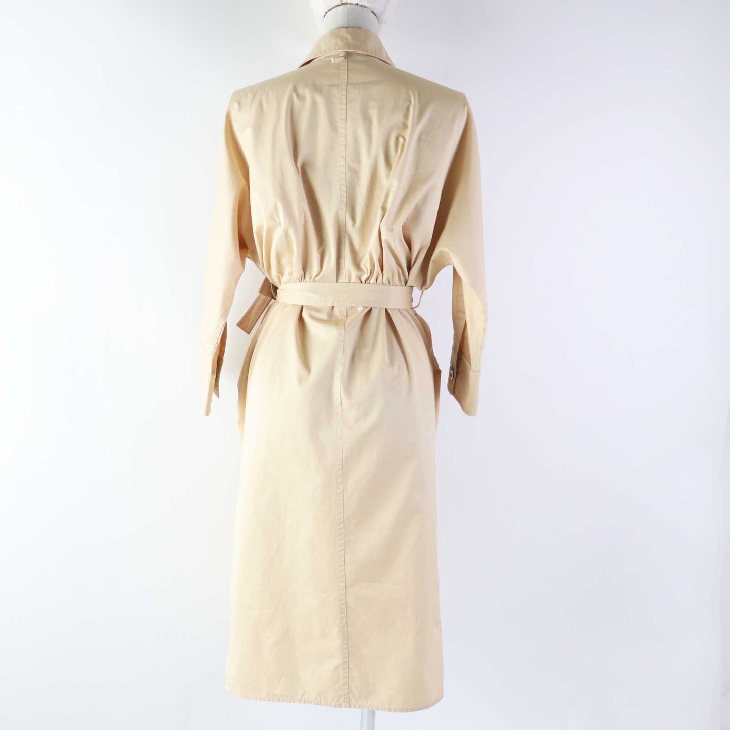 HERMES one piece 3E0548DX Main: 100% silk beige Women 34