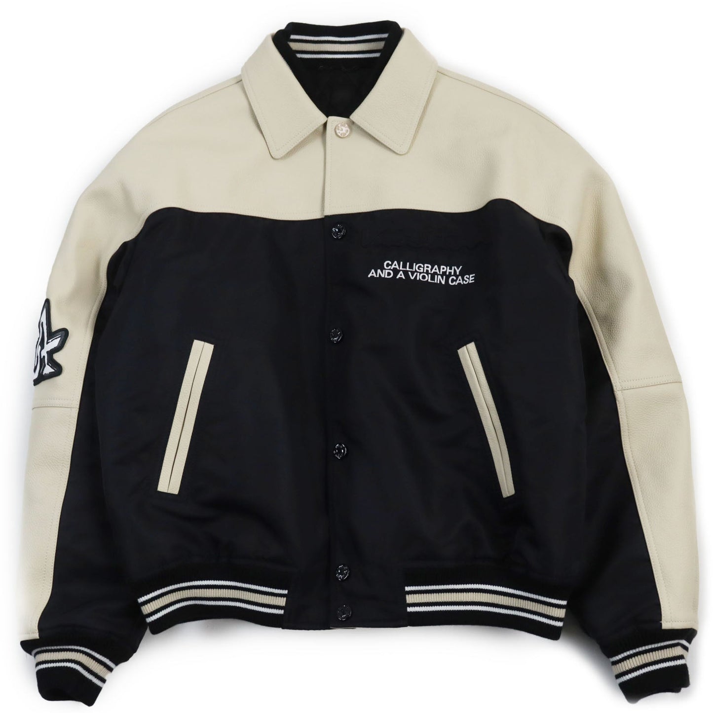 LOUIS VUITTON Blouson 1AFAGQ Outer: Leather, Part: 100% Nylon, Part: 94% Cotton, Part: 5% Nylon, Part: 1% Polyurethane, Lining: 76% Cupra, 24% Cotton, Filling: 100% Polyester Marron Leather and nylon blouson mens 50