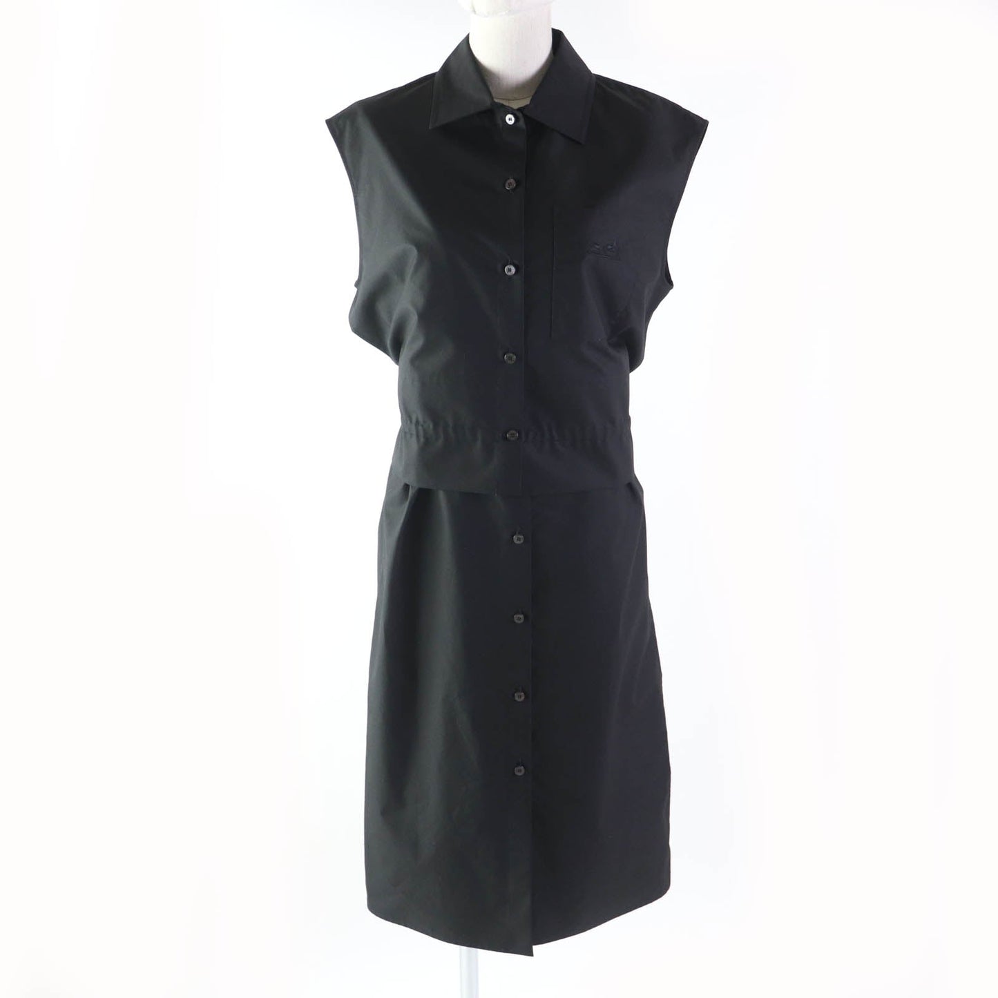 HERMES one piece Main: 100% cotton, embroidery: 100% viscose black Women 36
