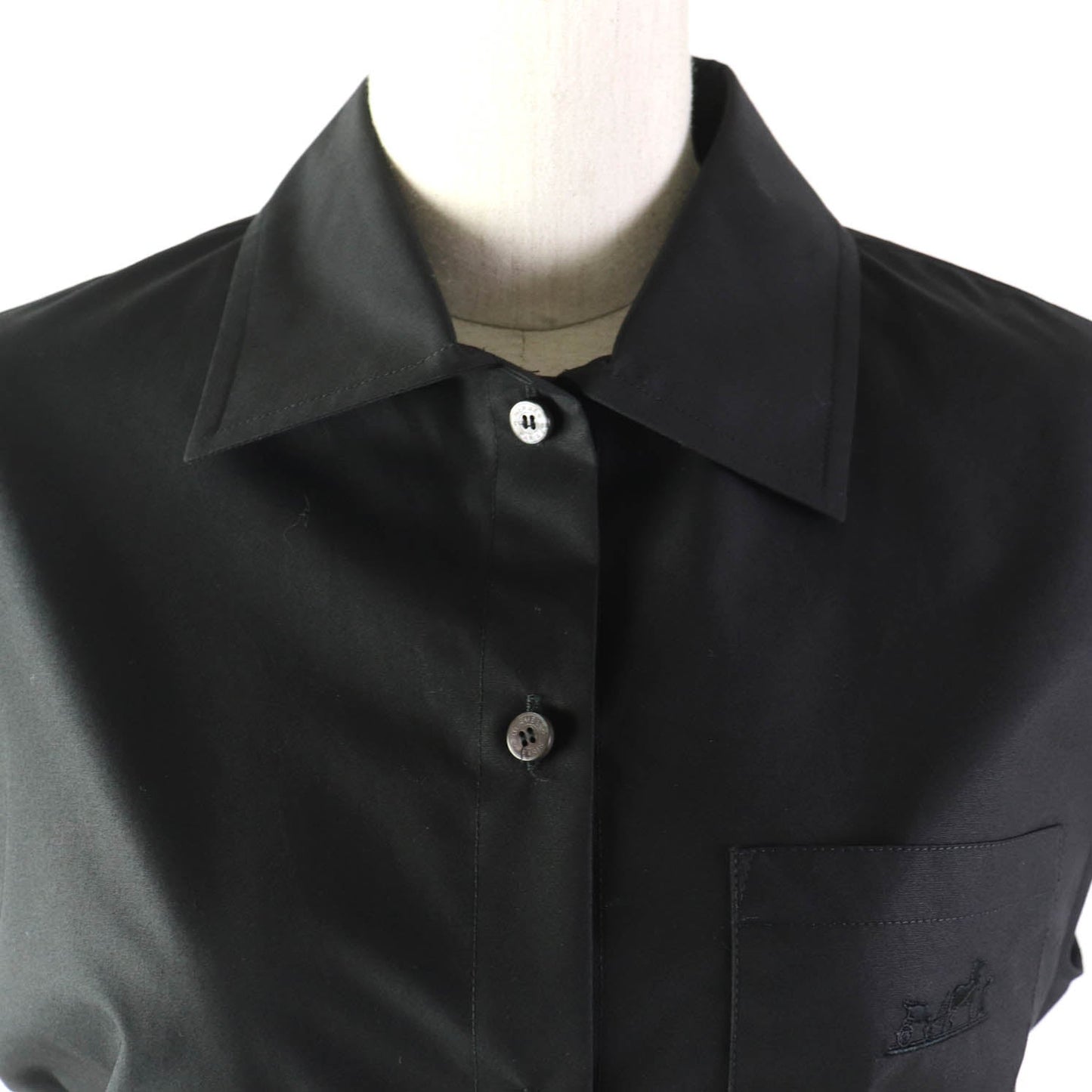 HERMES one piece Main: 100% cotton, embroidery: 100% viscose black Women 36