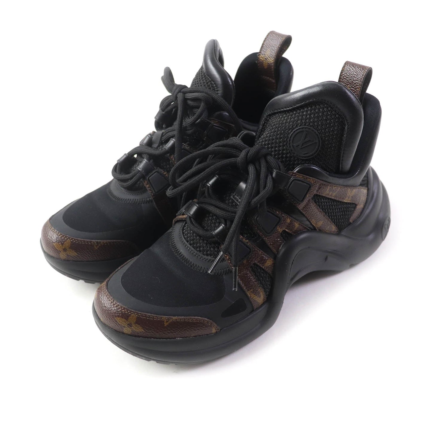 LOUIS VUITTON sneakers 1A43LE Monogram x Rubber Noir LV Arclight Line Sneakers Women 37