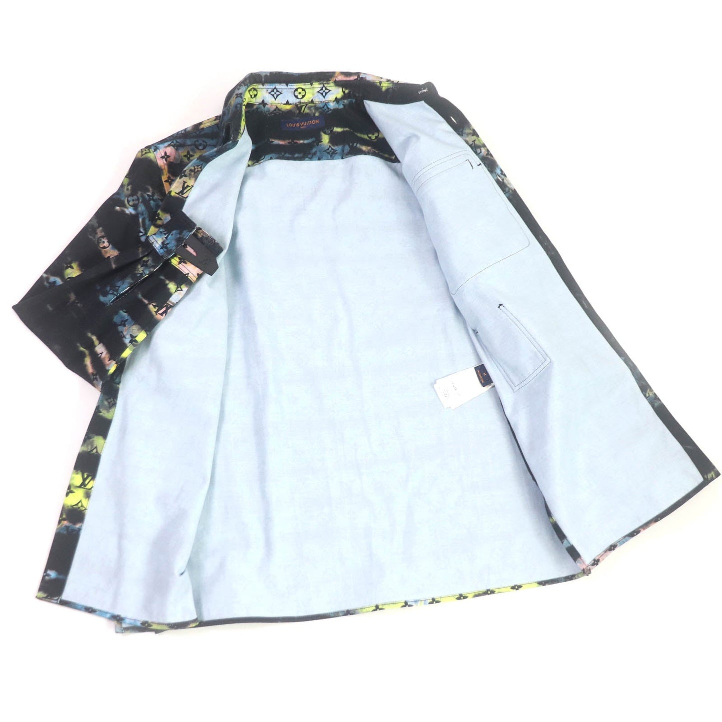 LOUIS VUITTON Denim Jacket 1A9A3S Main: 100% cotton Black type Multicolor mens M