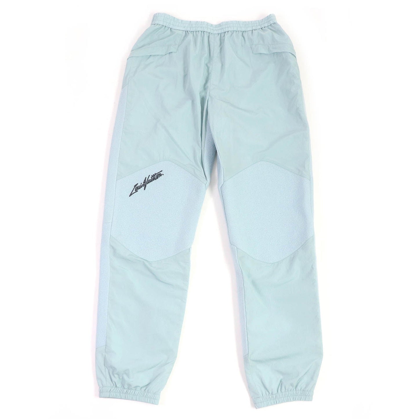 LOUIS VUITTON Pants 1AATLA Outer: 60% wool, Outer: 40% nylon, Lining: 100% polyester Light blue Mixed Materials mens M